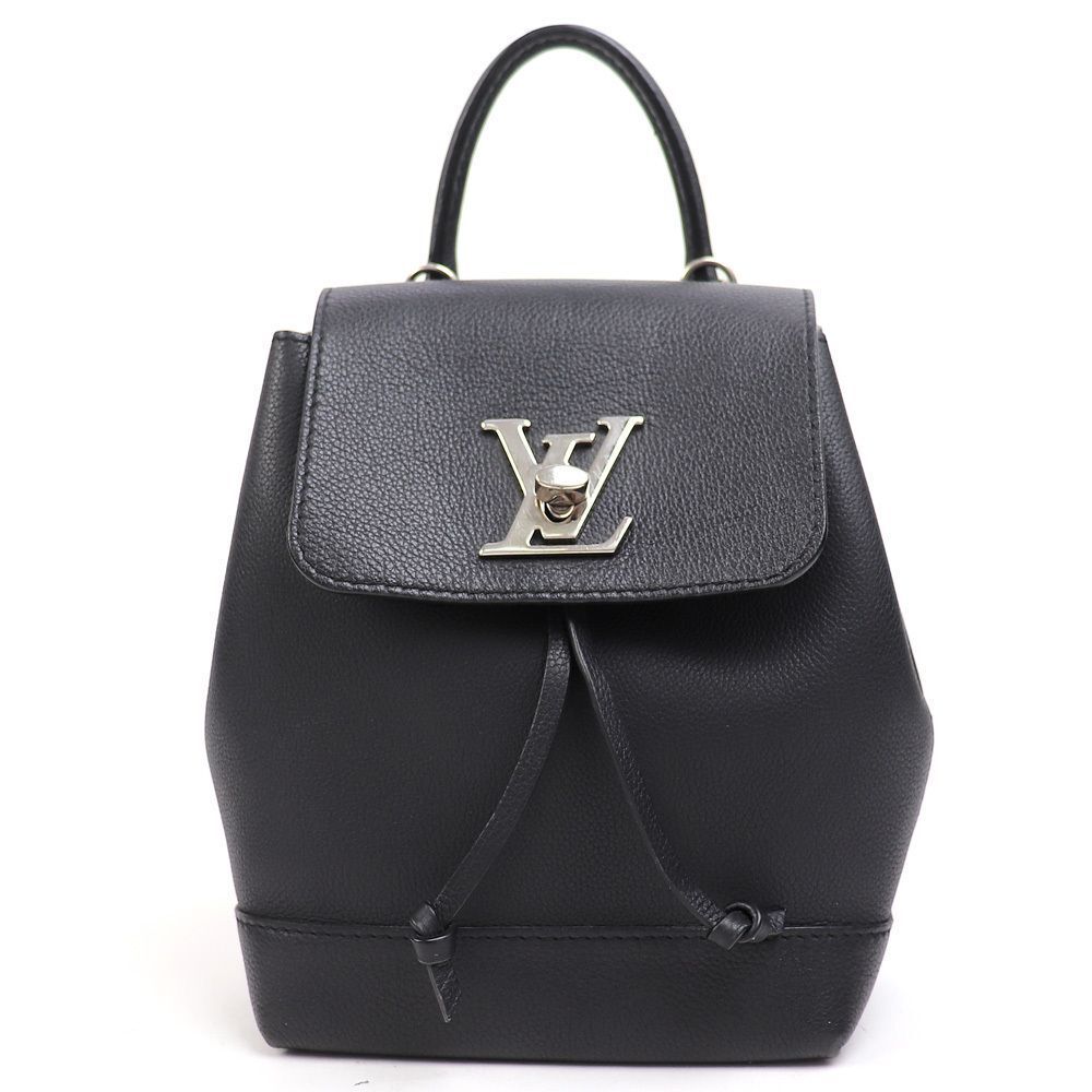 Louis Vuitton LockMe Mini Backpack Noir Taurillon Calfskin Leather